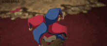 a picture of a clown with the name ndos sama on the bottom right