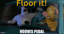 pedal feet