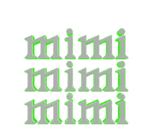 Mimimi 3d Sticker - Mimimi 3d Turn Stickers
