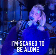 im scared to be alone miley cyrus without you song saturday night live i dont want to be alone