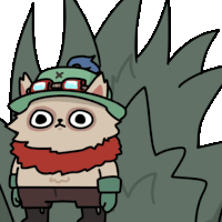 Teemo Fading Sticker - Teemo Fading Into Stickers