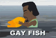 Kanye West South Park GIF - Kanye West South Park Fish GIFs