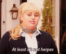 pitch perfect fat amy rebel wilson at least its not herpes std