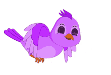 flying fly wings purple bird bird