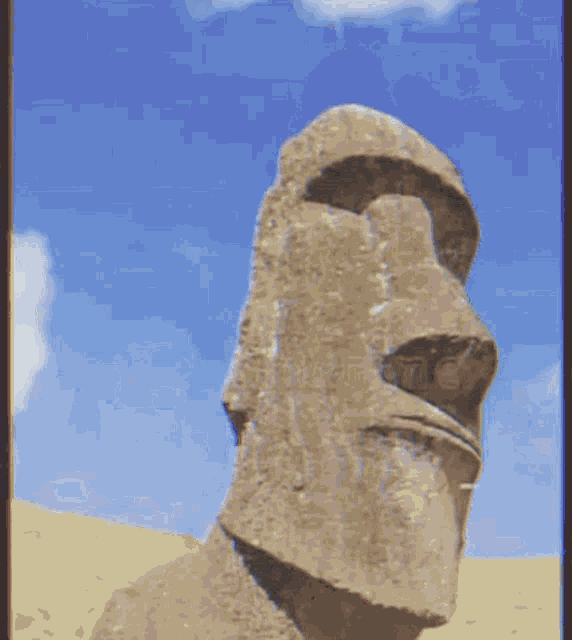 Moyai Emoji Moai Emoji Easter Island | Tapestry