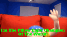 Sml Jeffy GIF - Sml Jeffy Im The Pillow Fight Champion Of The World GIFs