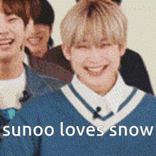 Sunoo Hearts GIF - Sunoo Hearts Snow GIFs