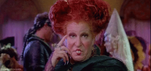 Rousse Gif Hocus Pocus Bette Midler Discover Share Gifs