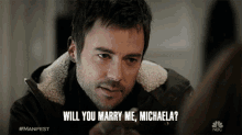 Will You Marry Me Michaela Zeke Landon GIF - Will You Marry Me Michaela Zeke Landon Matt Long GIFs