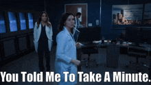 Greys Anatomy Amelia Shepherd GIF - Greys Anatomy Amelia Shepherd You Told Me To Take A Minute GIFs
