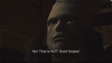 No That Is Not Solid Snake Mgs2 GIF