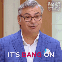 its bang on bruno feldeisen the great canadian baking show its very good excellent