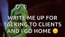 Worried Kermit GIF