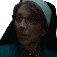 Scared Sister Andrea Sticker - Scared Sister Andrea Evil Stickers