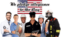 America Flag Pledge Of Allegiance Sticker - America Flag Pledge Of Allegiance Fireman Stickers