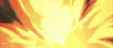 a close up of a fire explosion with a red and yellow background .