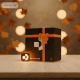 a black box with an orange ribbon and a logo that says program full care mode