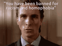 Racism Homophobia GIF - Racism Homophobia Banned GIFs