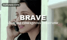 braveshowing courageous behaviour%3B person human magazine cosmetics