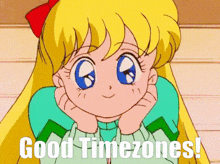 Sailor Moon Timezones GIF
