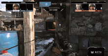 a screenshot of a video game with a delta logo on the bottom right