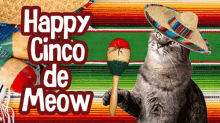 Happy Cinco De Meow GIF - GIFs