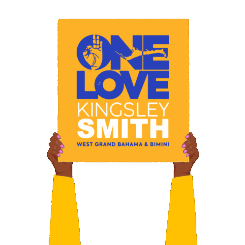 One Love Kingsley Smith West Grand Bahama & Bimini One Love Poster Sticker - One Love Kingsley Smith West Grand Bahama & Bimini One Love Poster One Love Graphic Stickers