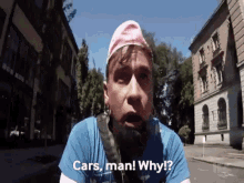 Cars Man Bicycle Rights GIF