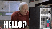Hello Old People GIF - Hello Old People Computer GIFs