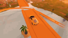 Dive Off Bridge Car Crash GIF - Dive Off Bridge Car Crash Video Game Fail GIFs