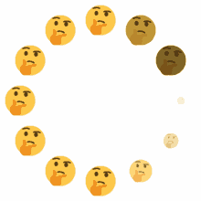 thinking face thinking emoji meme