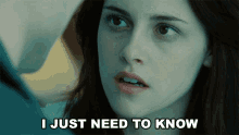 I Just Need To Know The Truth Bella Swan GIF - I Just Need To Know The Truth Bella Swan Kristen Stewart GIFs