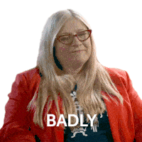 Badly Kim Wilson Sticker - Badly Kim Wilson Stay Tooned Stickers