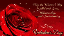 Happy Valentines Day Roses GIF - Happy Valentines Day Roses Red Roses GIFs