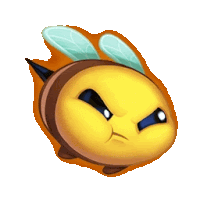 Bee Angry Sticker