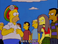 Homer Simpson Shouting GIF - Homer Simpson Shouting Hate Crime GIFs