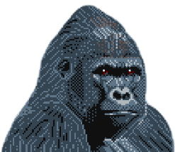 Gorilla Stare Sticker - Gorilla Stare Umm Stickers