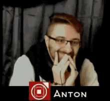 Anton Raise Eyebrows GIF - Anton Raise Eyebrows Smile GIFs