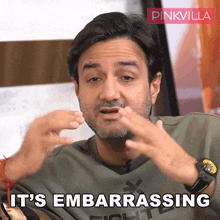 It'S Embarrassing Siddharth Anand GIF - It'S Embarrassing Siddharth Anand Pinkvilla GIFs
