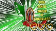 Viva Mexico Virgen De Guadalupe GIF - Viva Mexico Virgen De Guadalupe GIFs