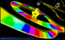 N64 Rainbow Road Icon GIF - N64 Rainbow Road Rainbow Road Icon GIFs