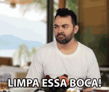 Limpa Essa Boca Wipe Up Your Mouth GIF - Limpa Essa Boca Wipe Up Your Mouth Wipe Up This Mouth GIFs