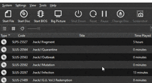a screenshot of a system settings window shows the time played for each cd