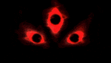 a silhouette of a person is surrounded by explosions and triangles