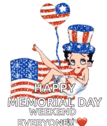 Happy Memorial Day Usa GIF - Happy Memorial Day Usa Bettyboop GIFs