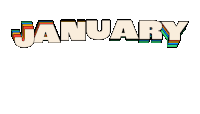 January January Month Sticker