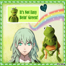 Fire Emblem Three Houses Fire Emblem Byleth GIF - Fire Emblem Three Houses Fire Emblem Byleth Kermit The Frog GIFs