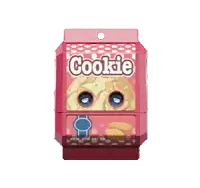 a box of cookies with a robot inside