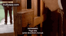 Hathaway:Page One,Junior Detective'S Manual..Gif GIF