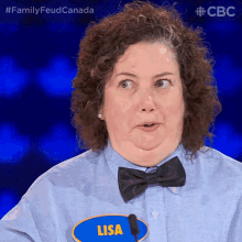 Skeptical Lisa GIF - Skeptical Lisa Family Feud Canada GIFs